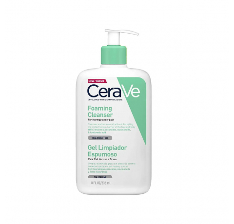 CERAVE LIMPIADOR ESPUMOSO 236 ML GEL