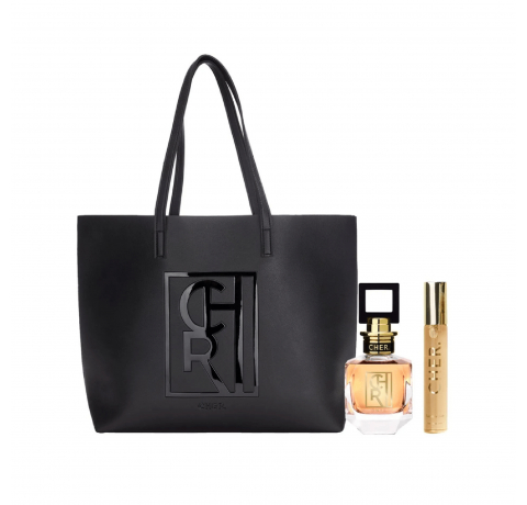 CHER ONYX TOTE BAG+EDP 50ML+TRAVEL EST