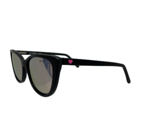 SIMONES SOL ZILO NEGRO MATE LENTE ESPEJO ROSA Modelo:CATTITUDE SOL C02