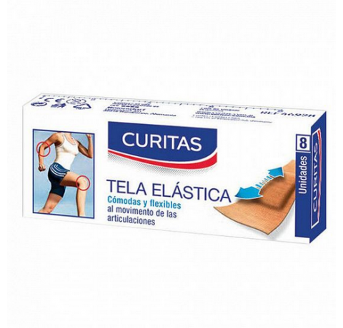 CURITAS TELA ELASTICA X 8 UNID