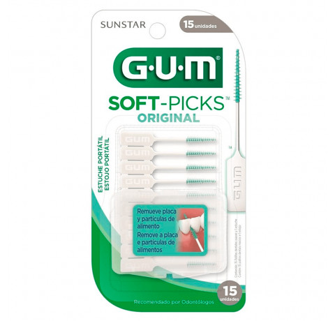 GUM SOFT PICKS PALILLOS HULE X15 PAL DEN